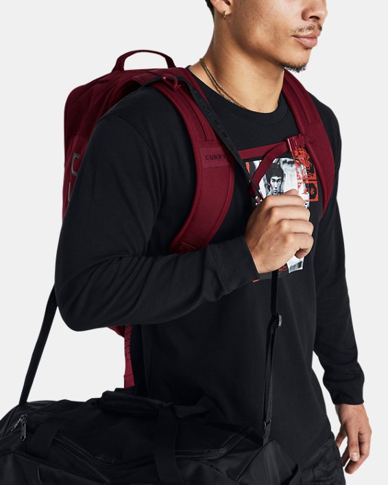 Curry x Bruce Lee Lunar New Year Contain Backpack in Red image number 8
